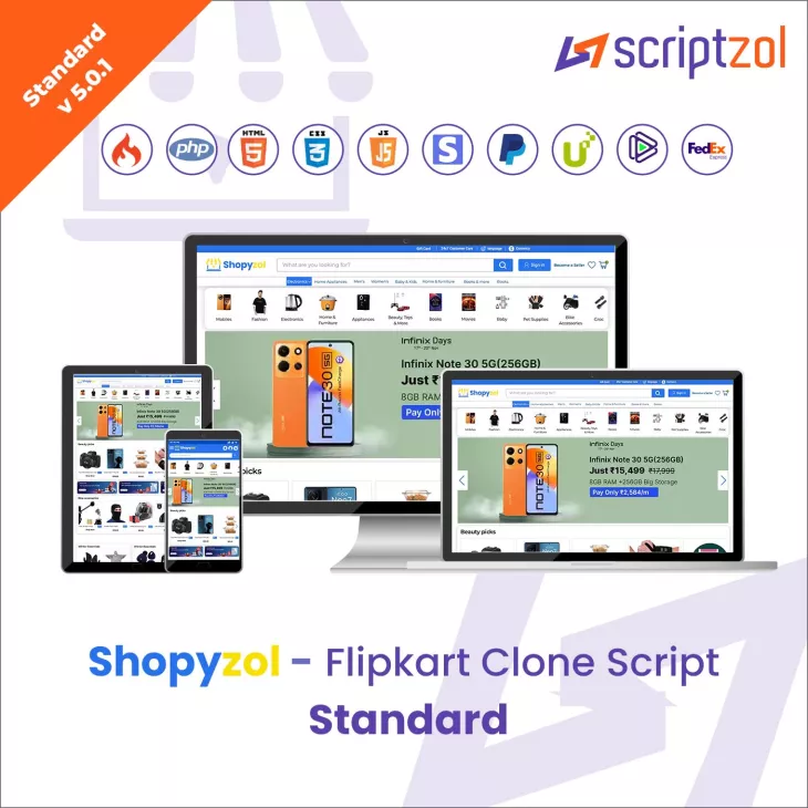 flipkart clone script