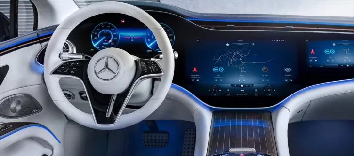 2021 Mercedes-Benz EQS electric car