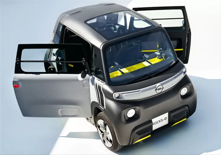 Opel Rocks-e city electric car