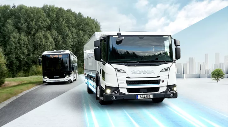 Scania's next-generation battery-electric trucks for regional freight transport