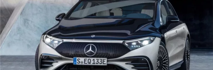2021 Mercedes-Benz EQS electric car