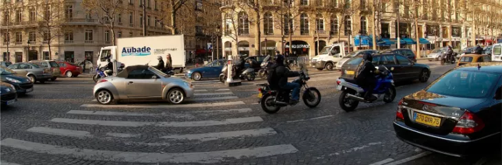 The maximum speed in Paris